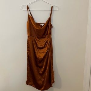 NEW Anthropologie Nikasha Ruched Mini Dress